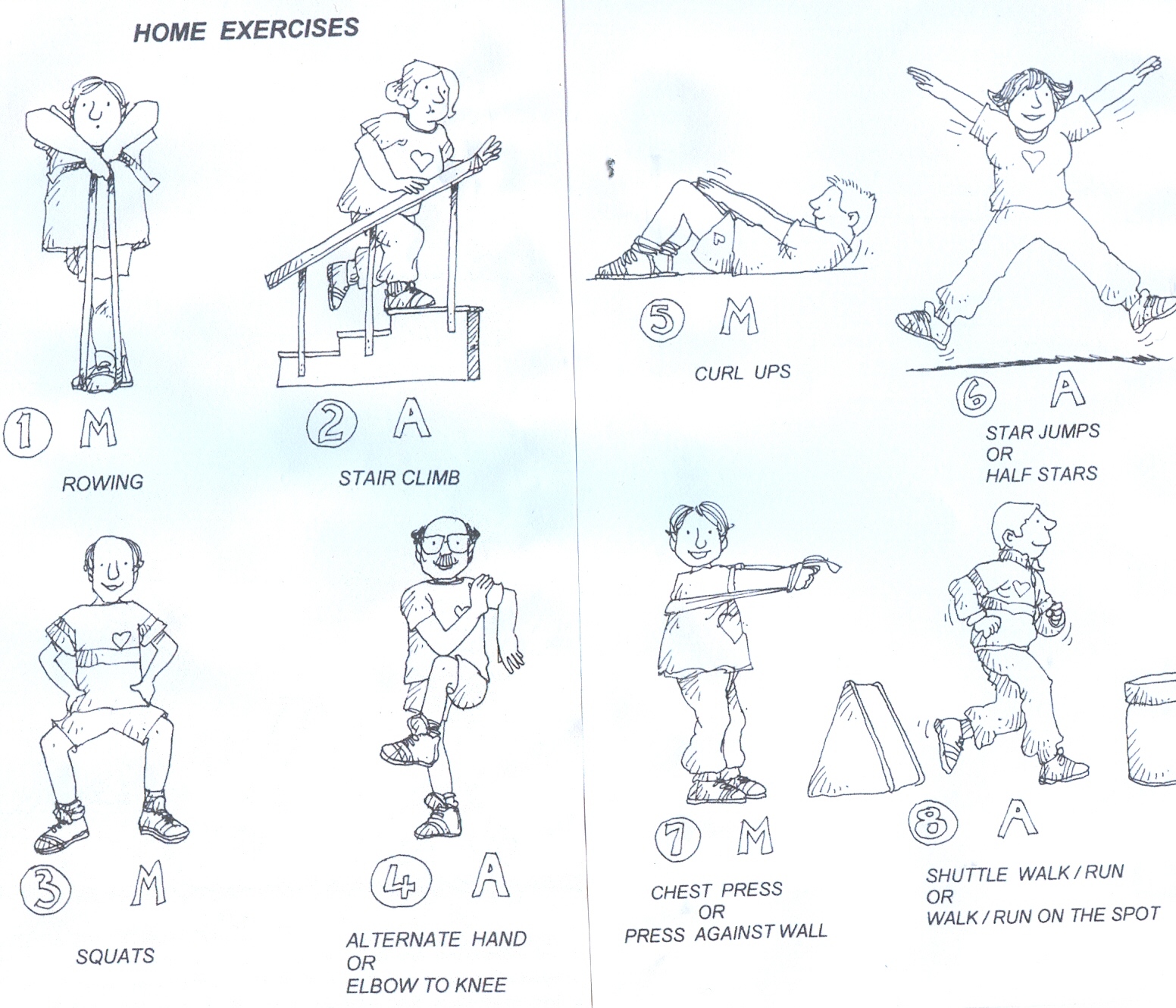 An image of WHAT TYPE OF EXERCISE?