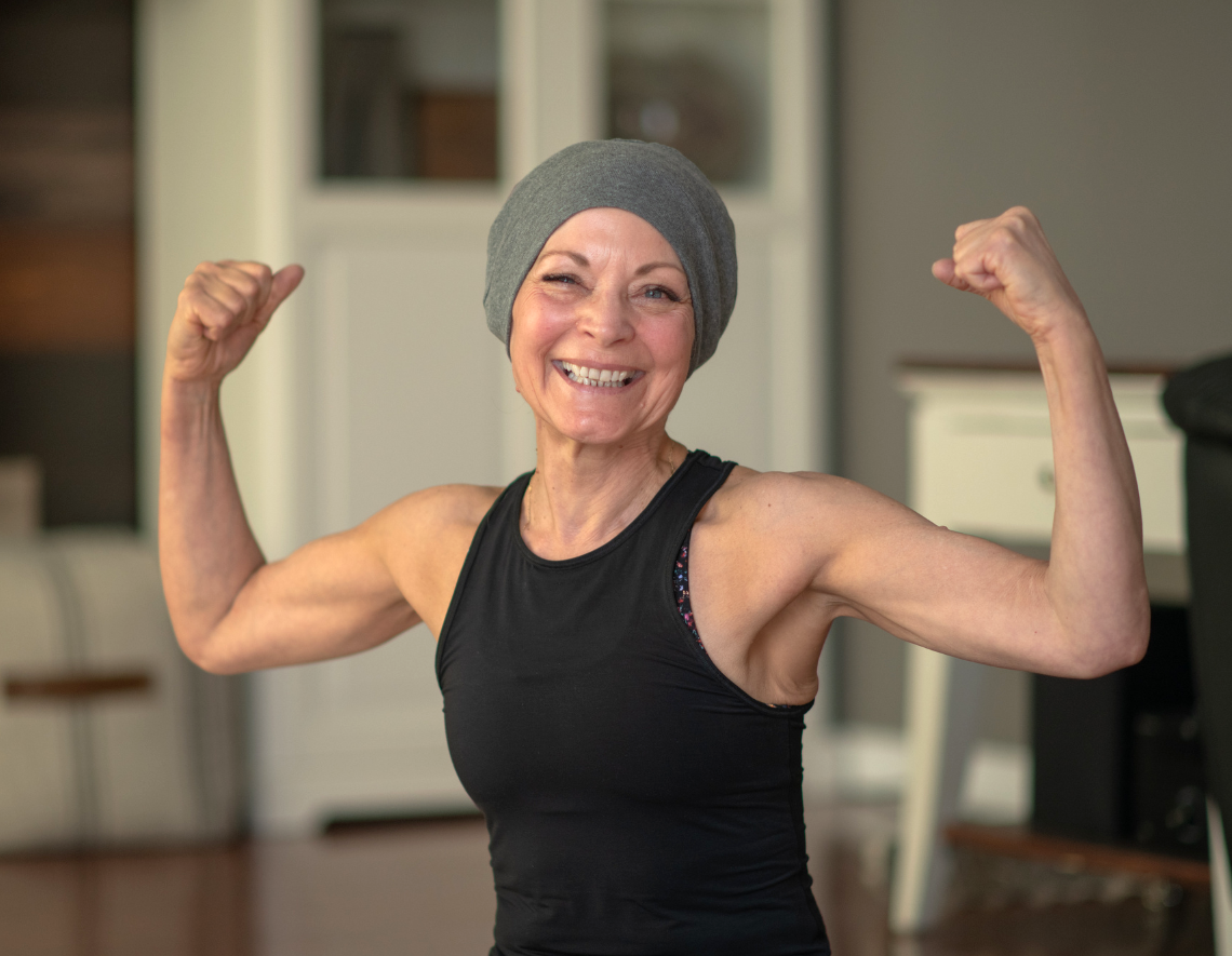 Cancer Rehab Hampshire - Image of lady exercising