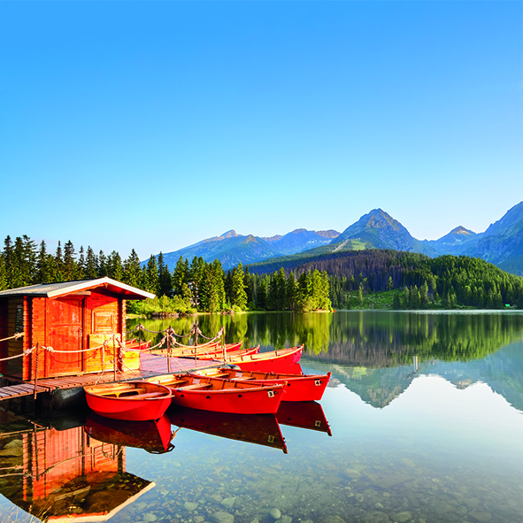 An image of Serene lake