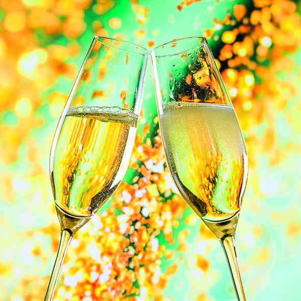 An image of Glasses of Fizz – Cheers!