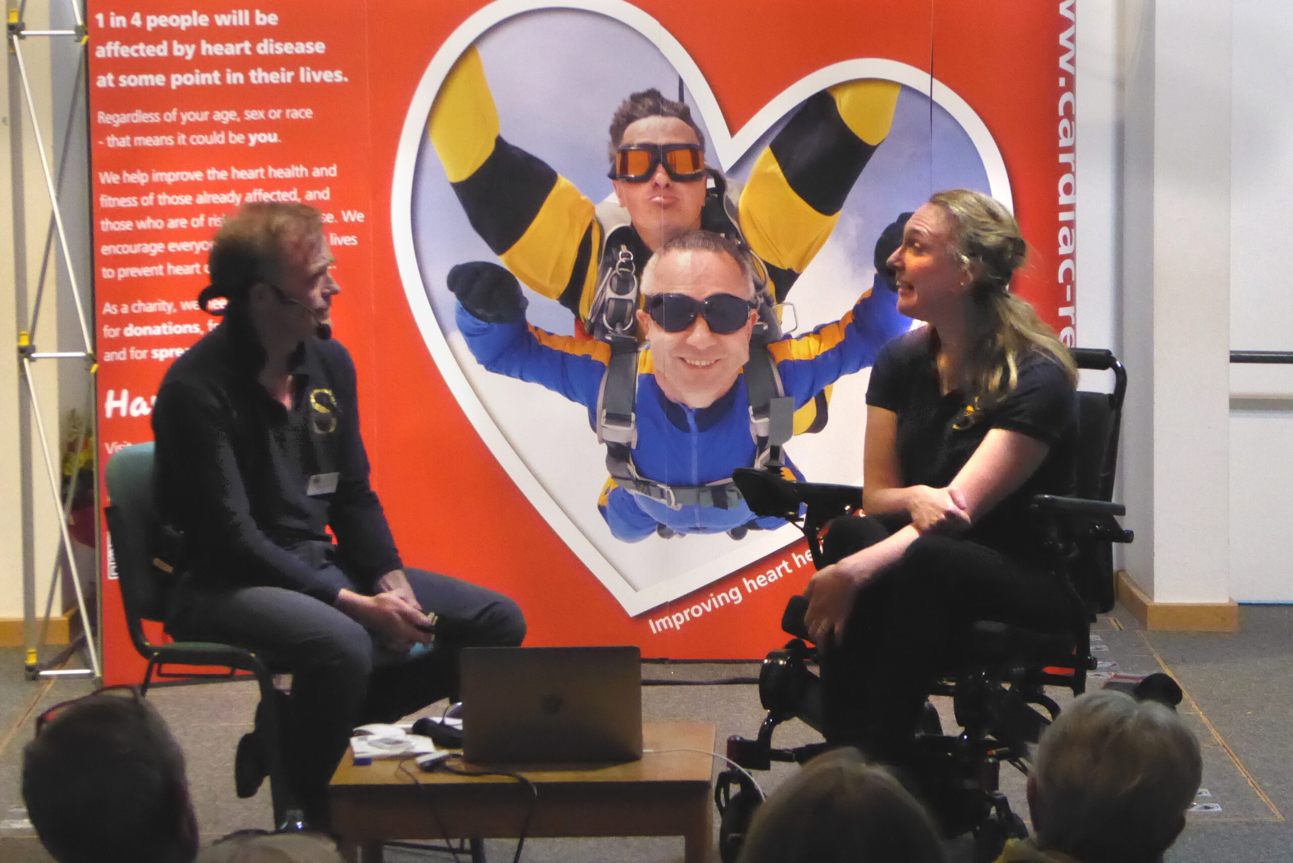 An image of Multi gold medal winning Paralympian Sophie Christiansen CBE gave a truly compelling interview for the Cardiac Rehab Spring Lecture 2023